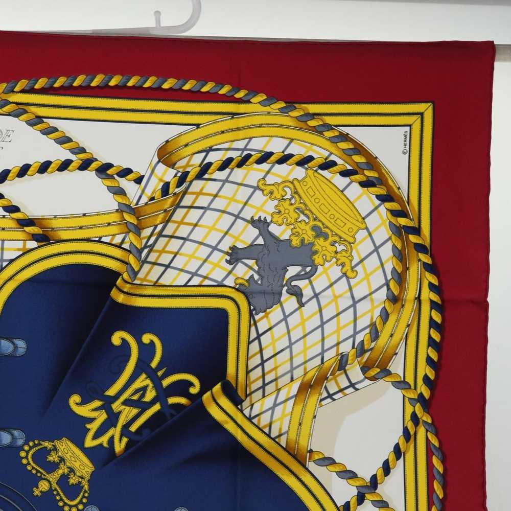 Hermes HERMES Carre 90 Scarf ""GRANDE TENUE"" Sil… - image 4