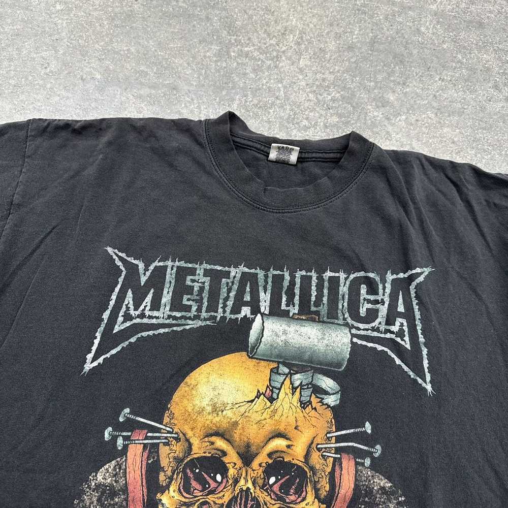 Vintage VINTAGE Y2K METALLICA PUSSHEAD BAND TEE S… - image 2