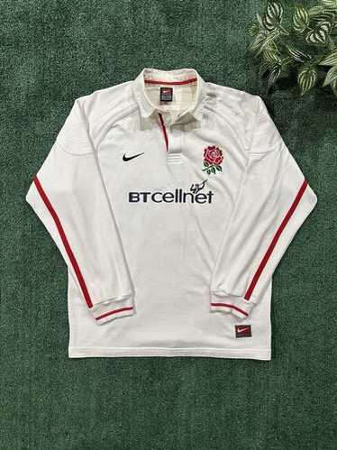 ウェア 90-00s NIKE TEAM England Rugby Jersey XL Vintage 90's Nike O2 England Rugby Jersey Polo Rugby Shirt