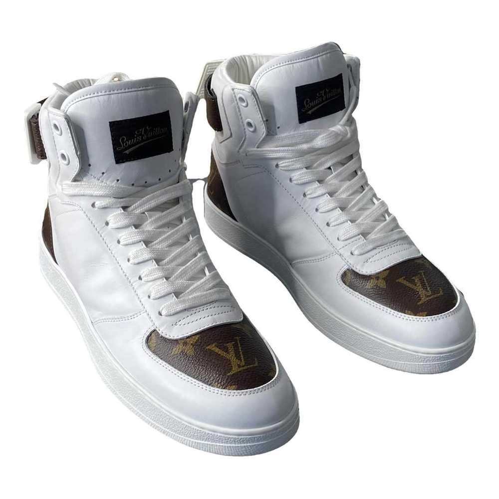 Louis Vuitton Rivoli leather high trainers - image 1