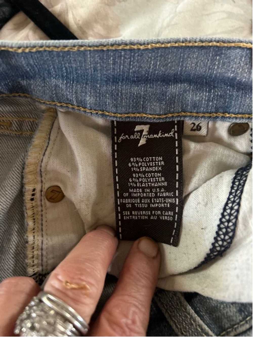 7 For All Mankind 7 for all mankind size 26 jeans… - image 2