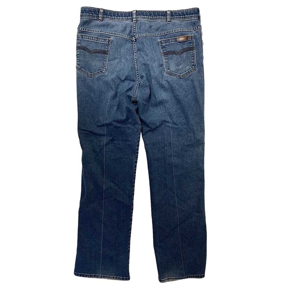 Unkwn 70’s Big Yank Sportabouts Blue Jeans Distre… - image 3