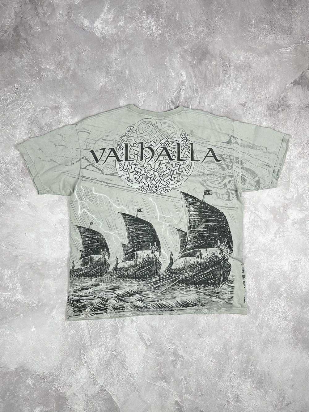 Hype × Streetwear × Vintage VALHALLA Viking Print… - image 1