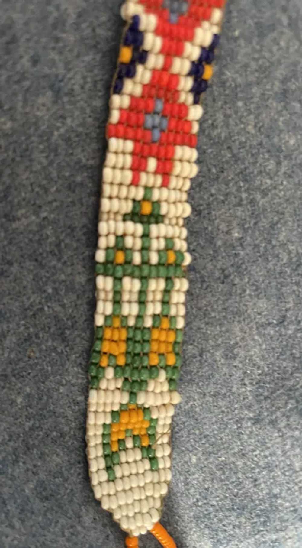 REDUCED! Native American seed bracelet: symbols o… - image 3