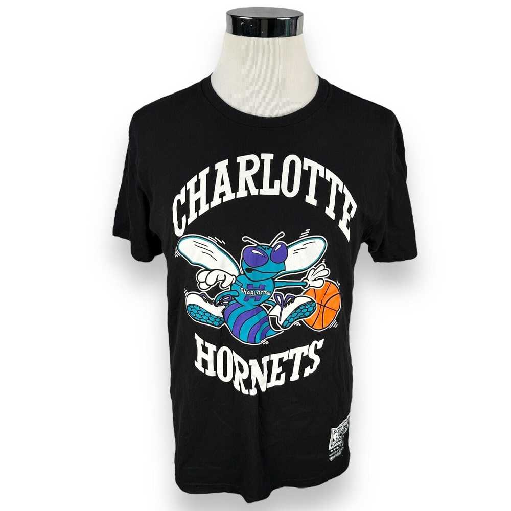 Mitchell & Ness Charlotte Hornets Mitchell & Ness T-Shirt Throwback Men’ L