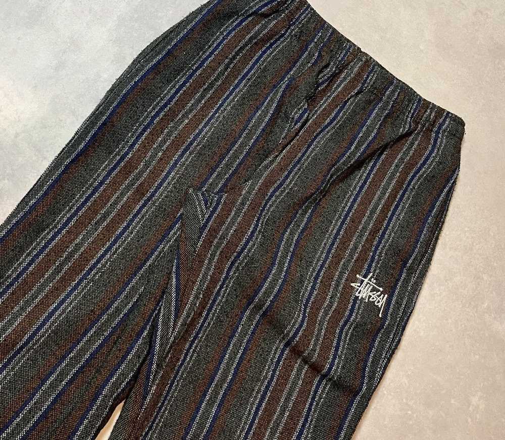 Stussy Stussy wool stripe pants - image 1