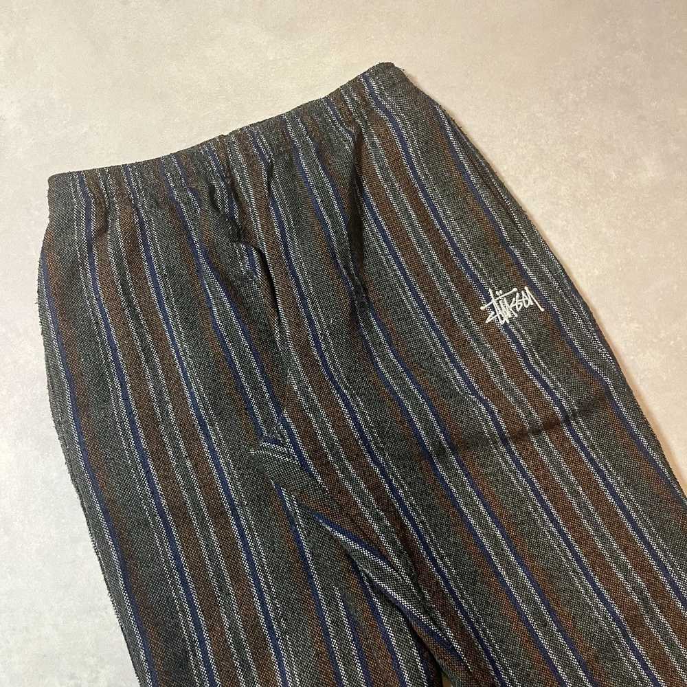 Stussy Stussy wool stripe pants - image 2