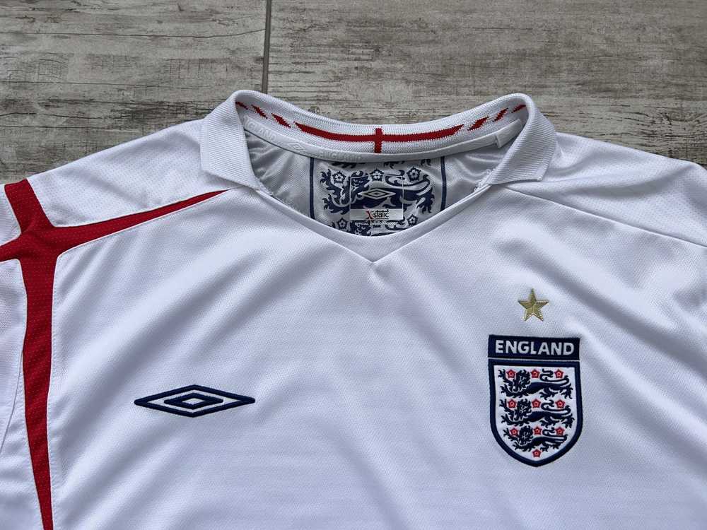 Soccer Jersey × Sportswear × Umbro Mens England N… - image 2