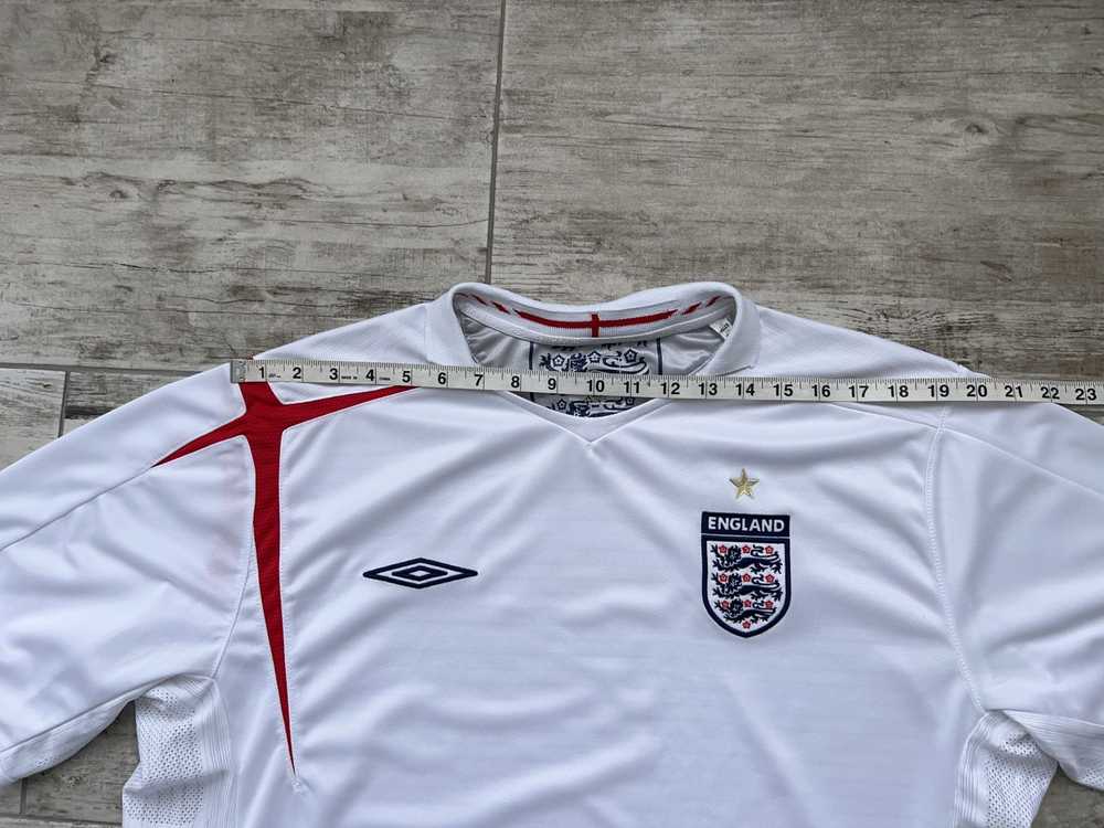 Soccer Jersey × Sportswear × Umbro Mens England N… - image 4