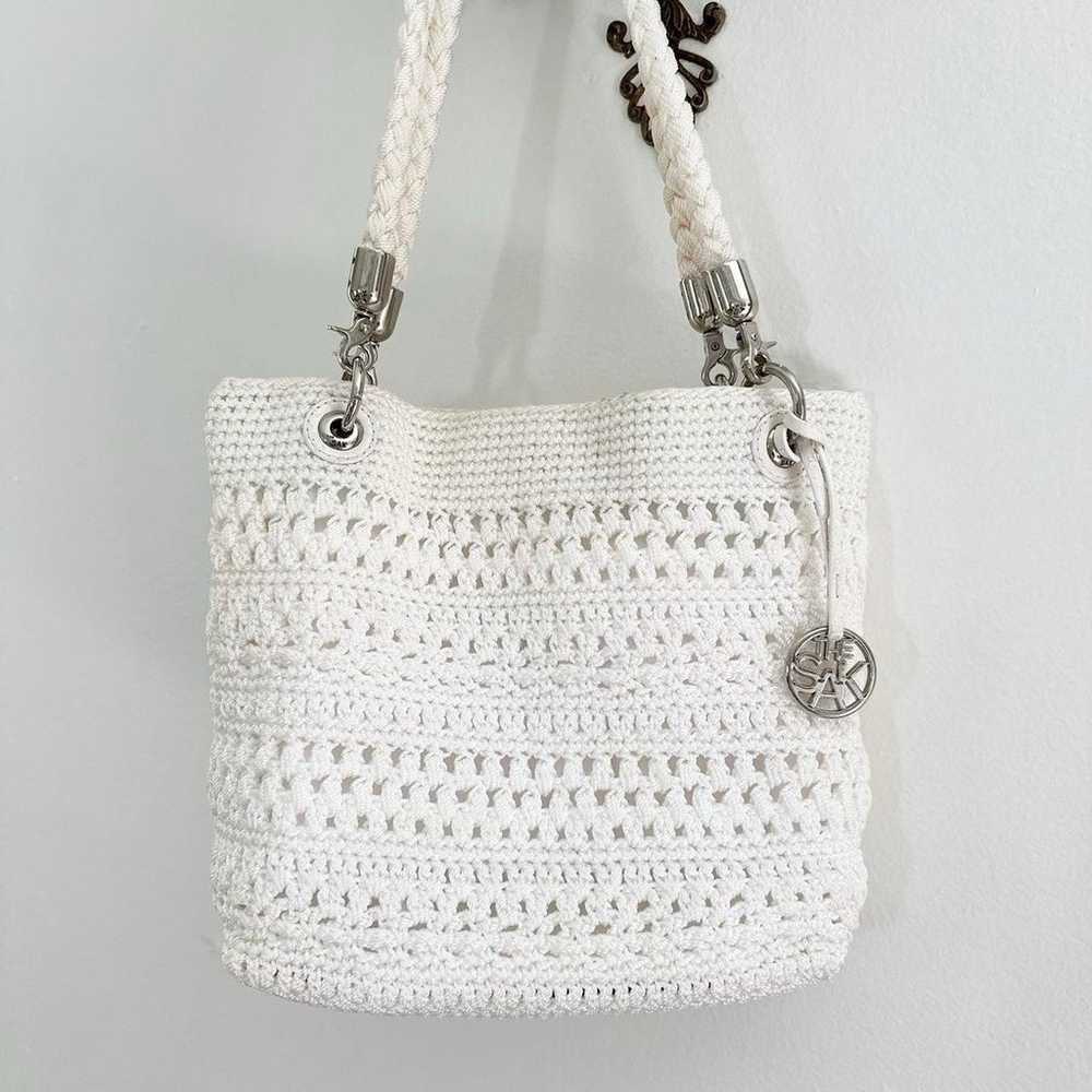 White The Sak Crochet Purse - image 2