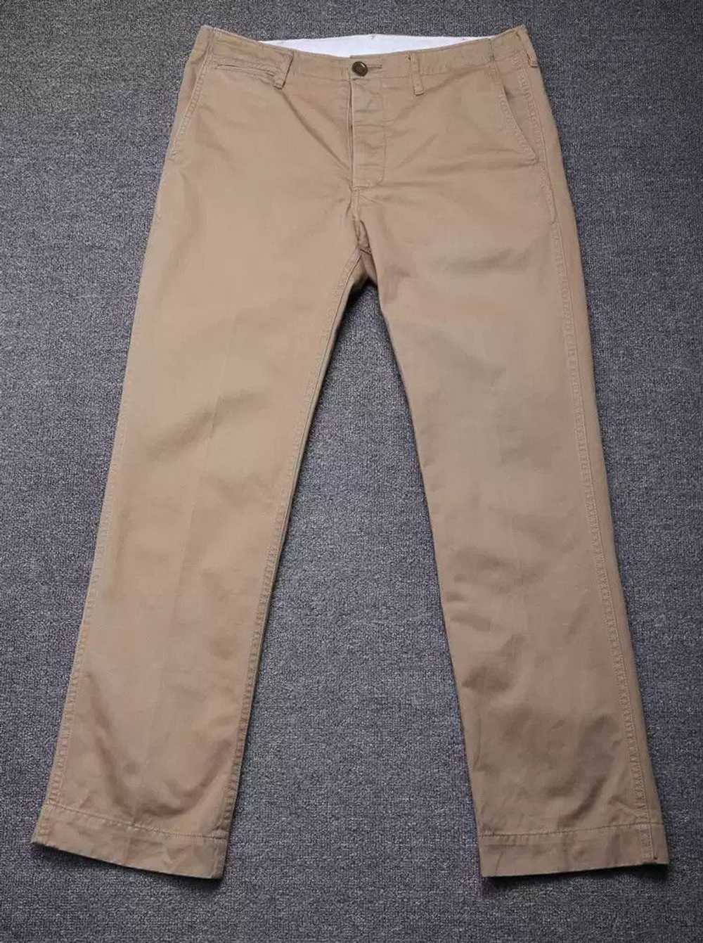 Visvim visvim slim khaki casual pants - image 1