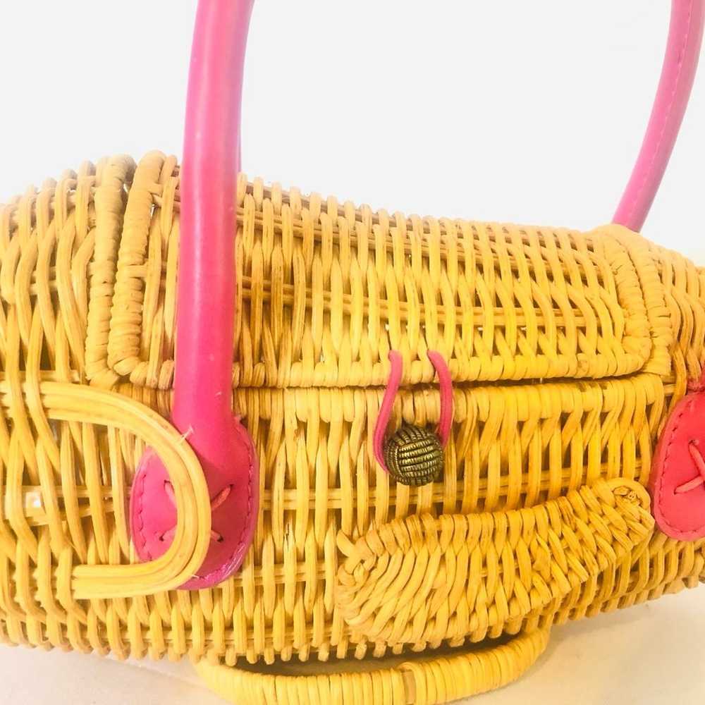 Rare wicker fish purse - image 4