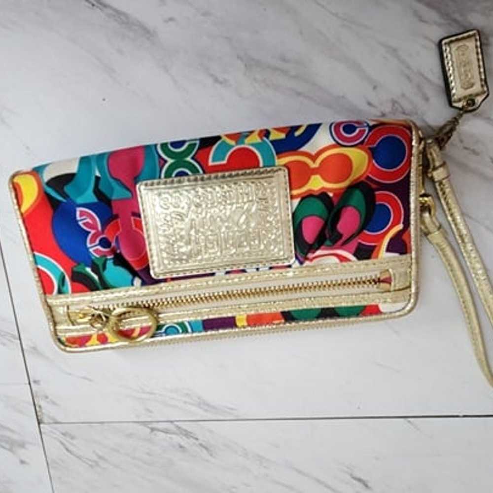 Like New Coach Poppy Graffitti Pop Art Signature … - image 11