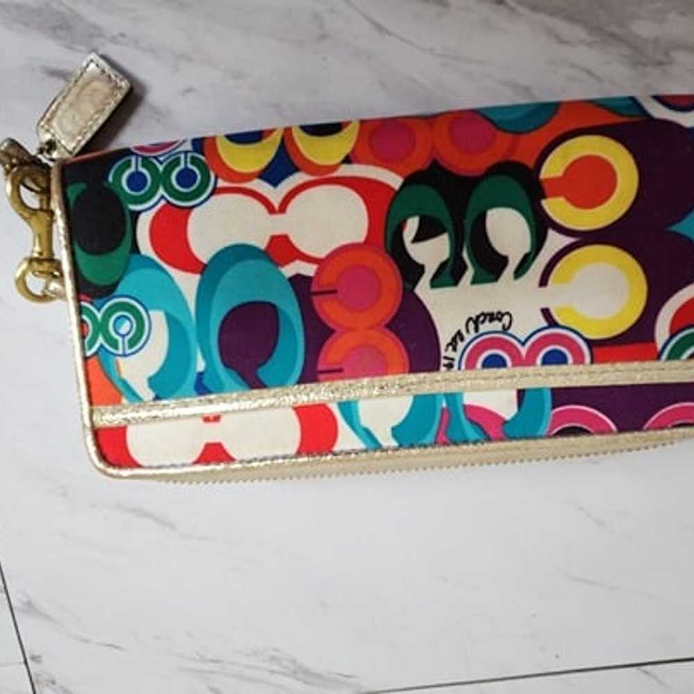 Like New Coach Poppy Graffitti Pop Art Signature … - image 12