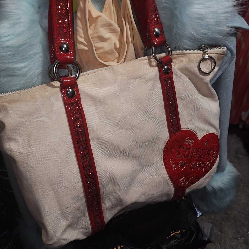 Rare Coach poppy Heart Valentines day limited edi… - image 11