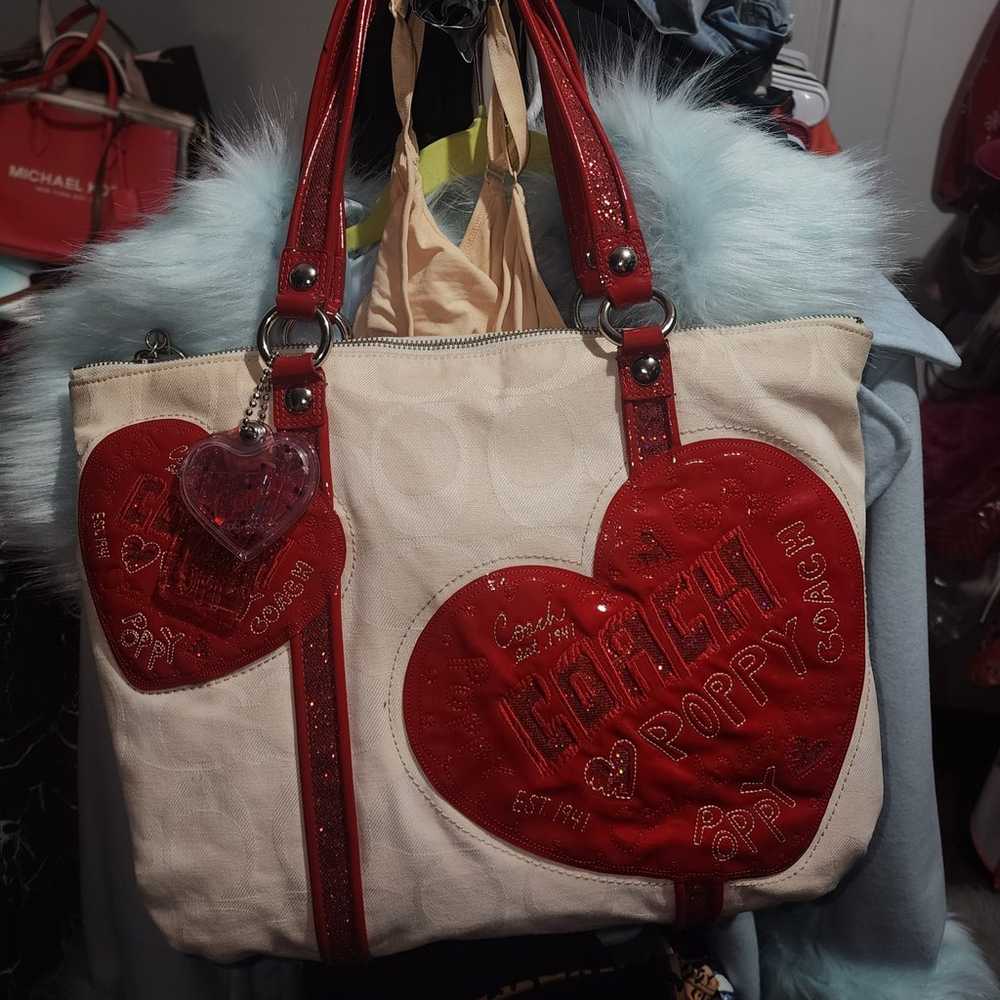 Rare Coach poppy Heart Valentines day limited edi… - image 12