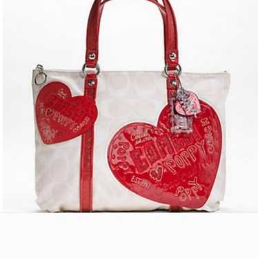 Rare Coach poppy Heart Valentines day limited edi… - image 1