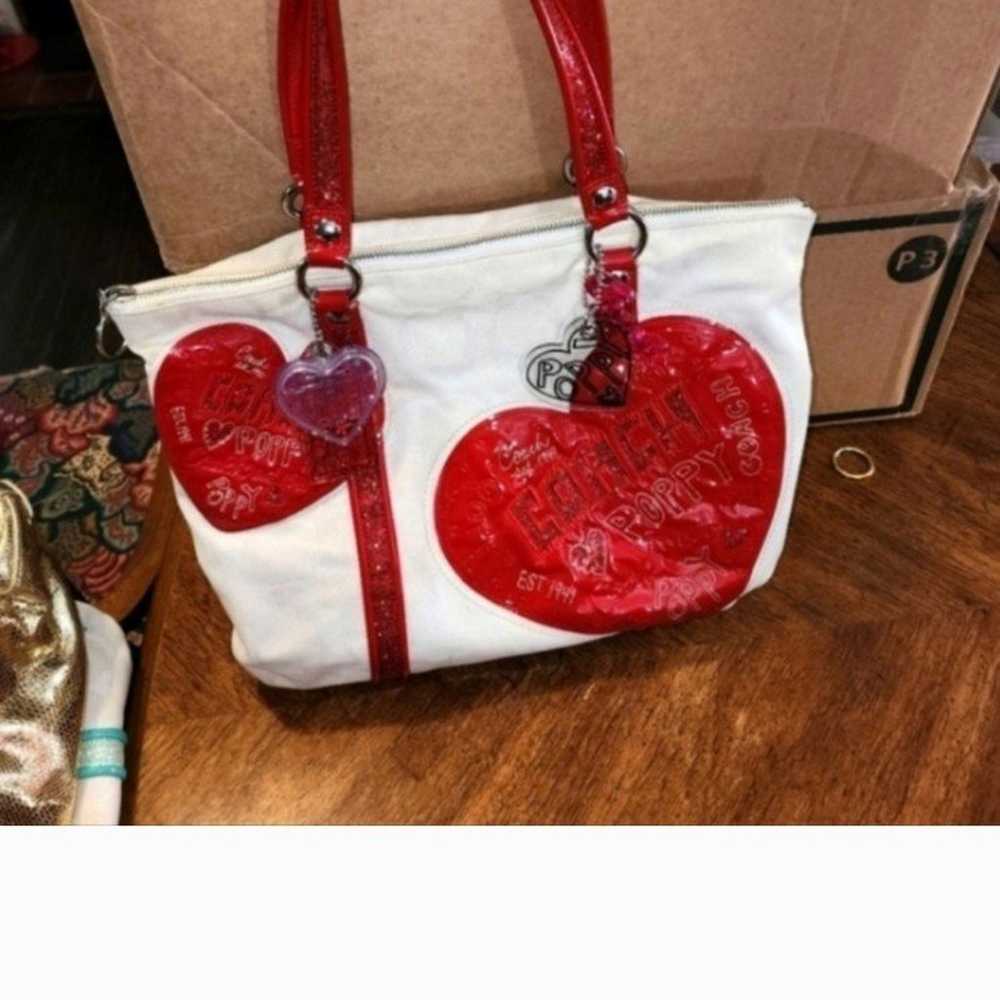 Rare Coach poppy Heart Valentines day limited edi… - image 3