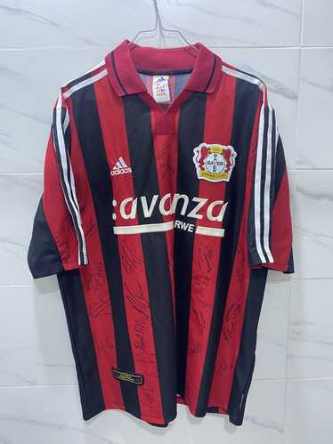 Adidas Bayer Leverkusen 2000/01 home Autograph