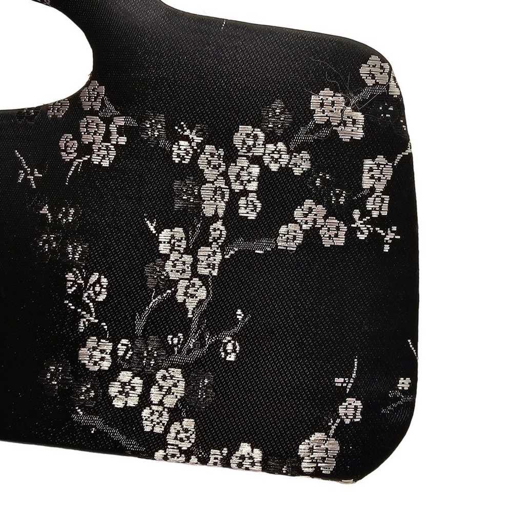 Sasha Black Floral Purse Handbag Crossbody Bag Wh… - image 4