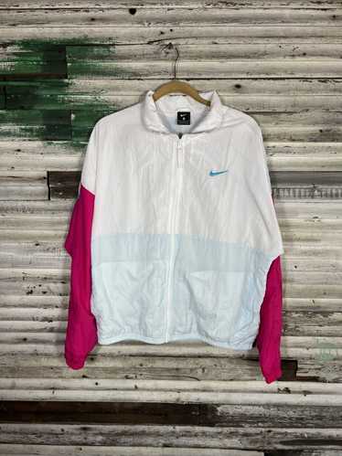 Nike × Streetwear Nike Pink & Blue Windbreaker - image 1