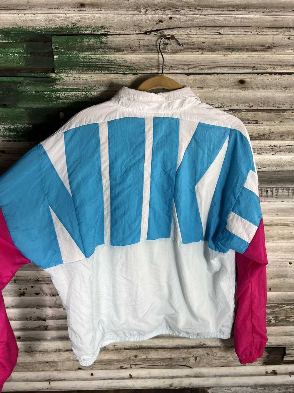 Nike × Streetwear Nike Pink & Blue Windbreaker - image 4