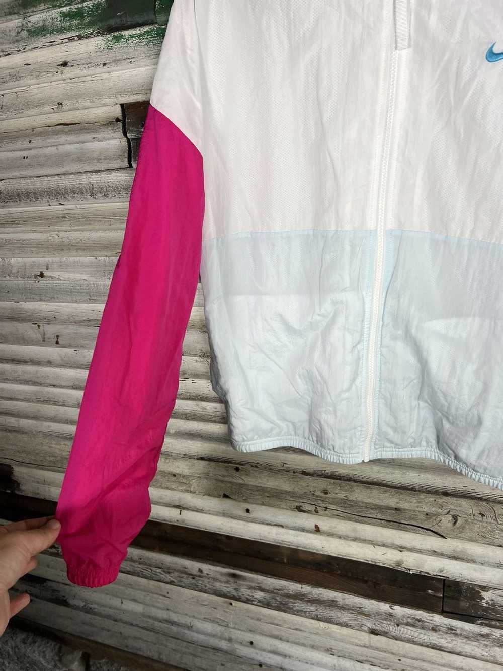 Nike × Streetwear Nike Pink & Blue Windbreaker - image 5