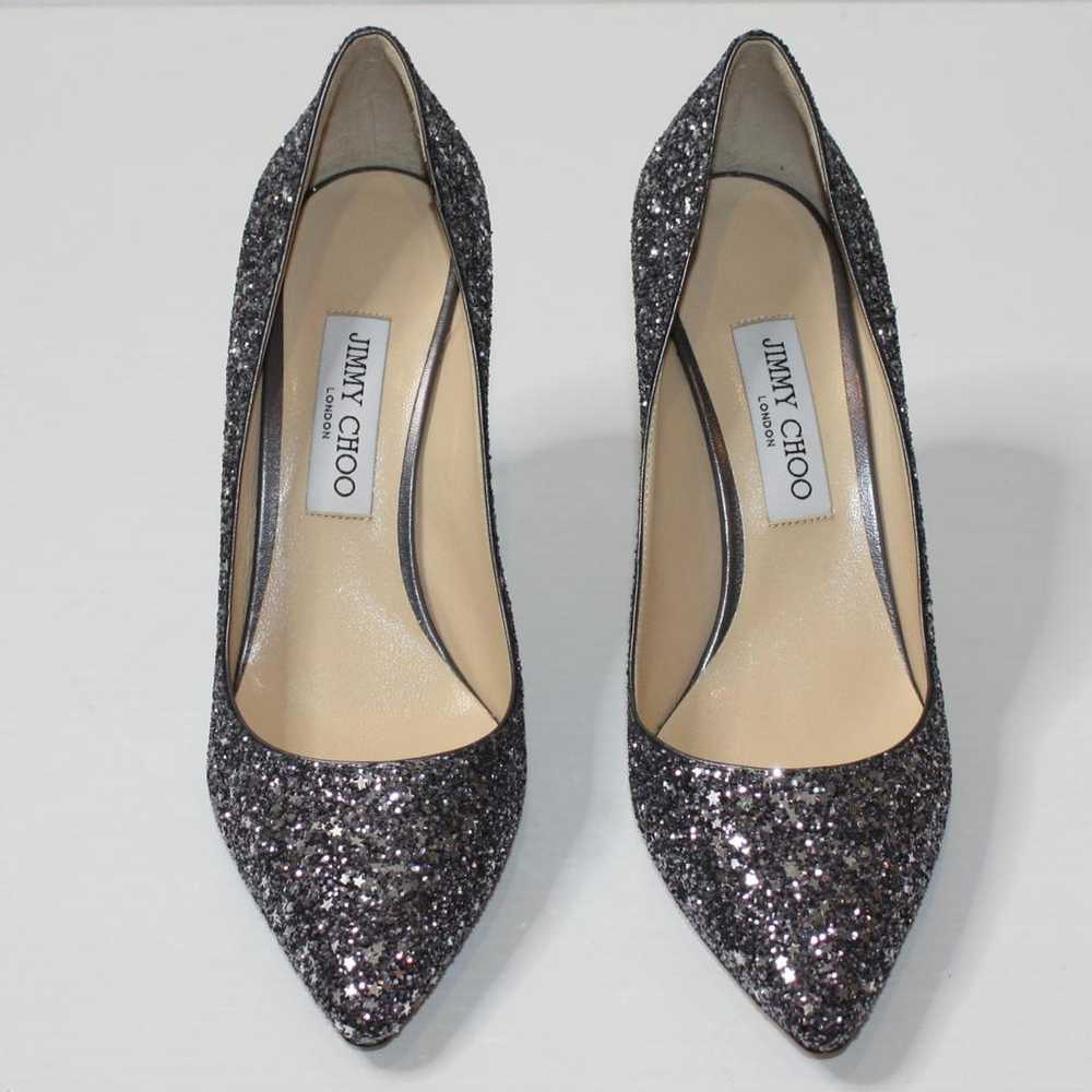 Jimmy Choo Romy glitter heels - image 3