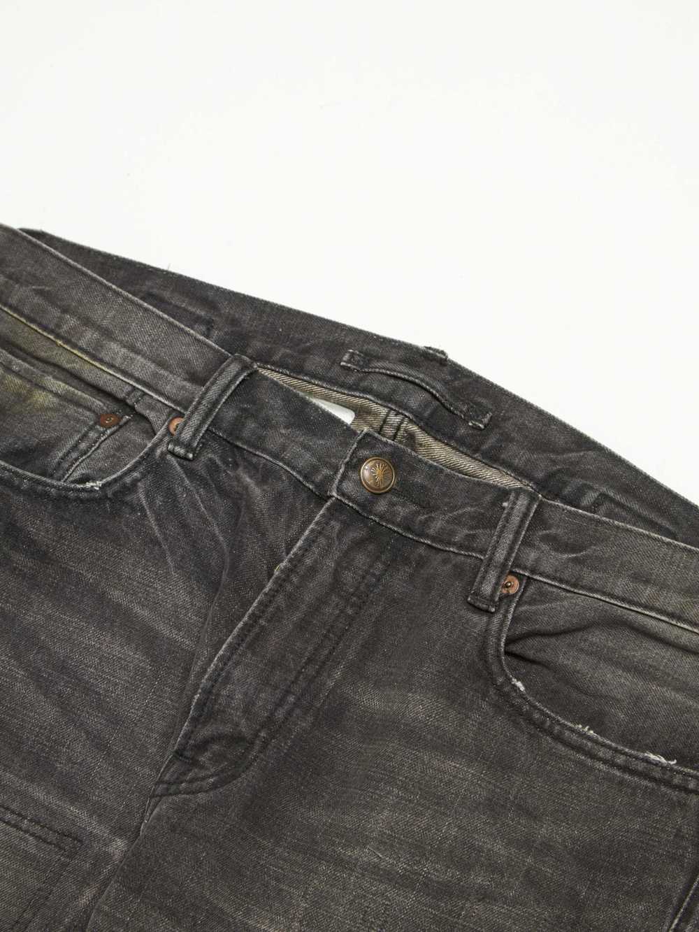 Miharayasuhiro Dark Gray Patched and Distressed C… - image 3