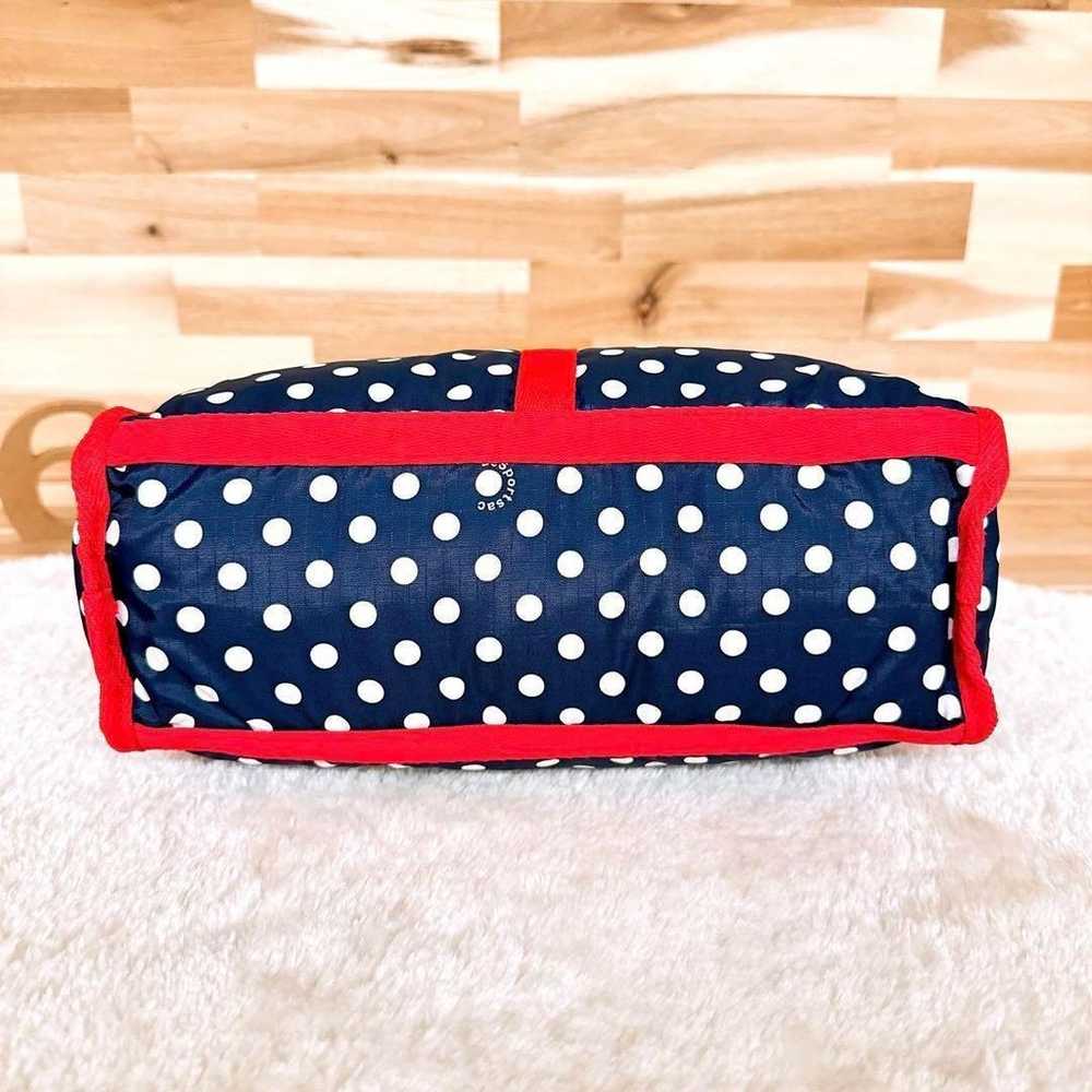 【LeSportsac】Polka Dot Pattern Shoulder Bag Navy ×… - image 8