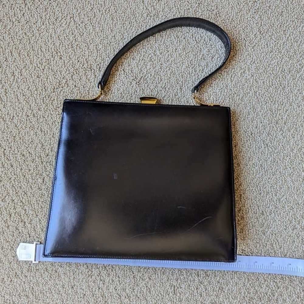 Vintage Dofan Black Leather Shoulder Bag - image 6