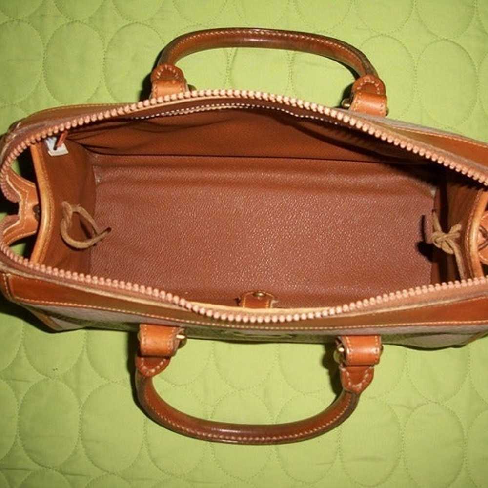 Vintage 80s Dooney & Bourke Leather Satchel - image 11