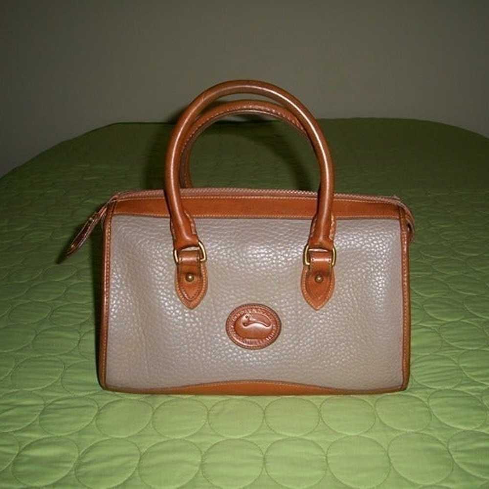 Dooney & Bourke Vintage 80s Leather Satchel - image 1