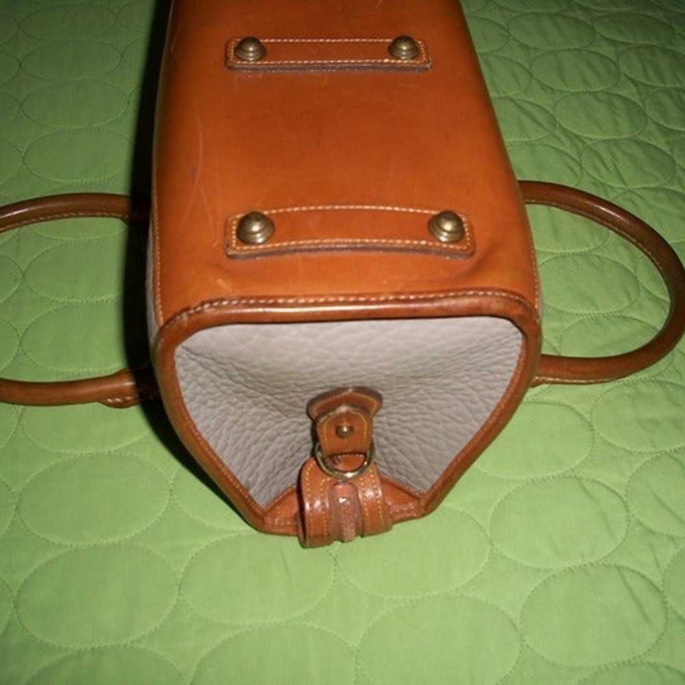 Vintage 80s Dooney & Bourke Leather Satchel - image 8