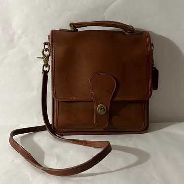 Vintage Coach Leather Station Bag