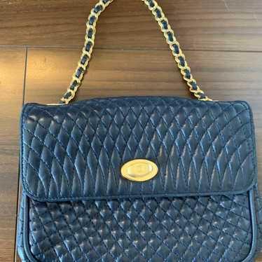 BALLY vintage bag shoulder bag handbag black - image 1