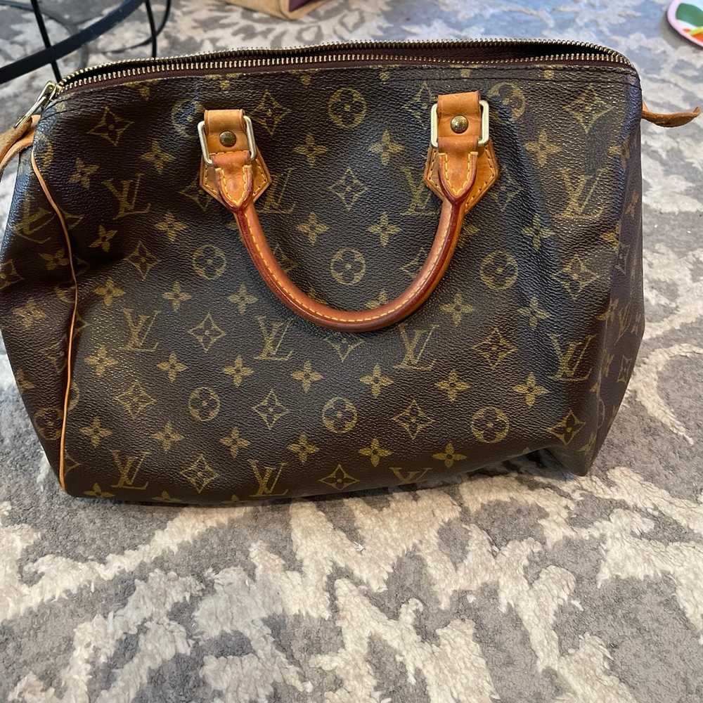 Authentic Louis Vuitton Vintage Speedy 30 Monogra… - image 3