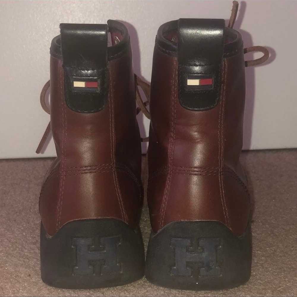 VINTAGE TOMMY HILFIGER LEATHER BOOTS - image 1