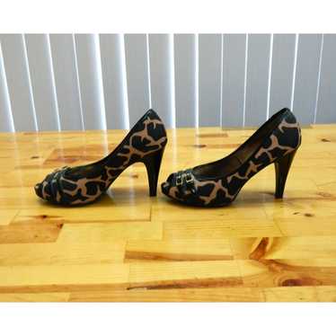 Vintage Candies Animal Print High Heel Pumps Size 