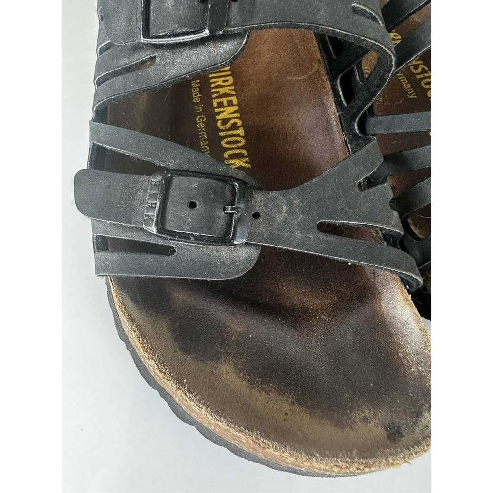 Birkenstock Granada Black Leather Double Straps S… - image 3