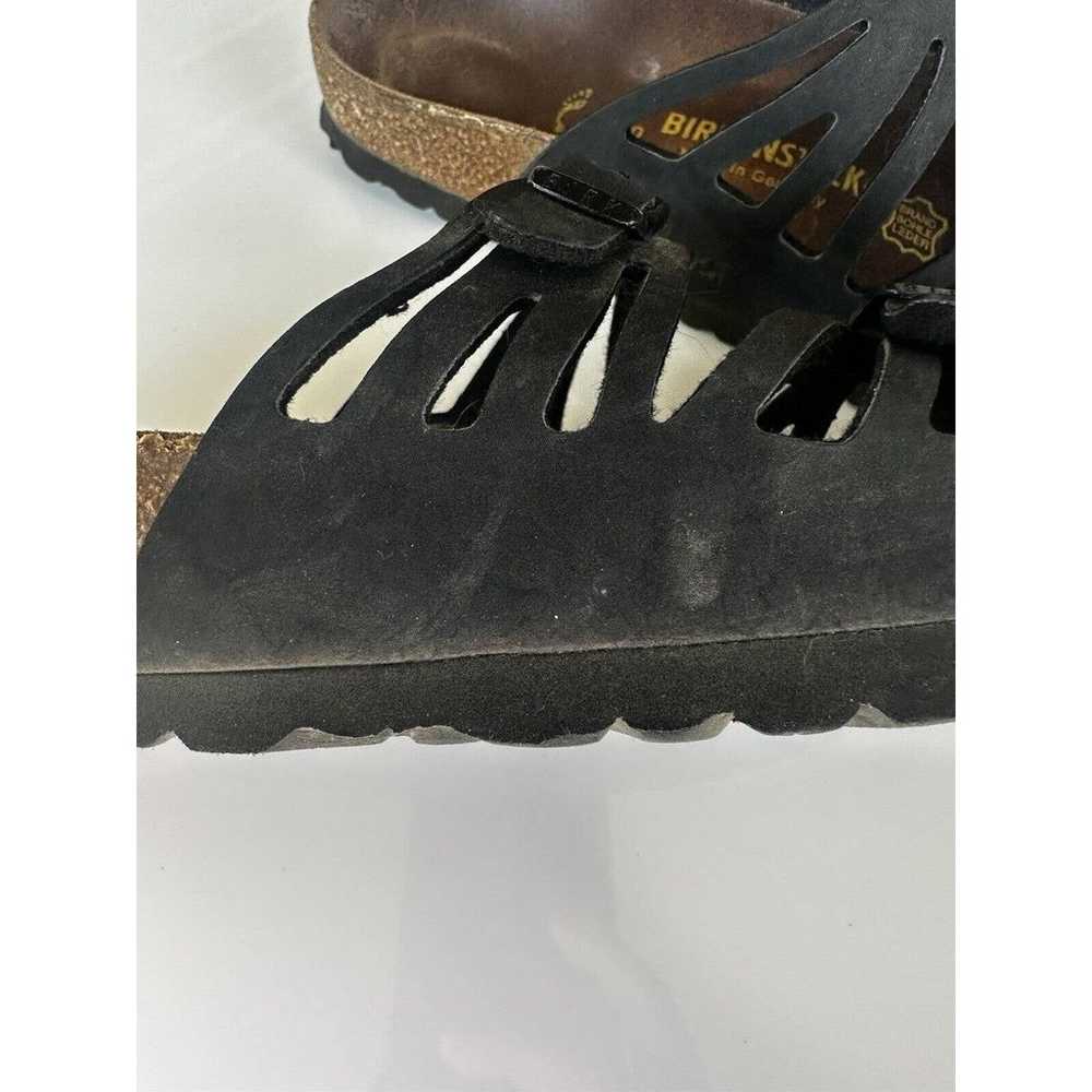 Birkenstock Granada Black Leather Double Straps S… - image 4