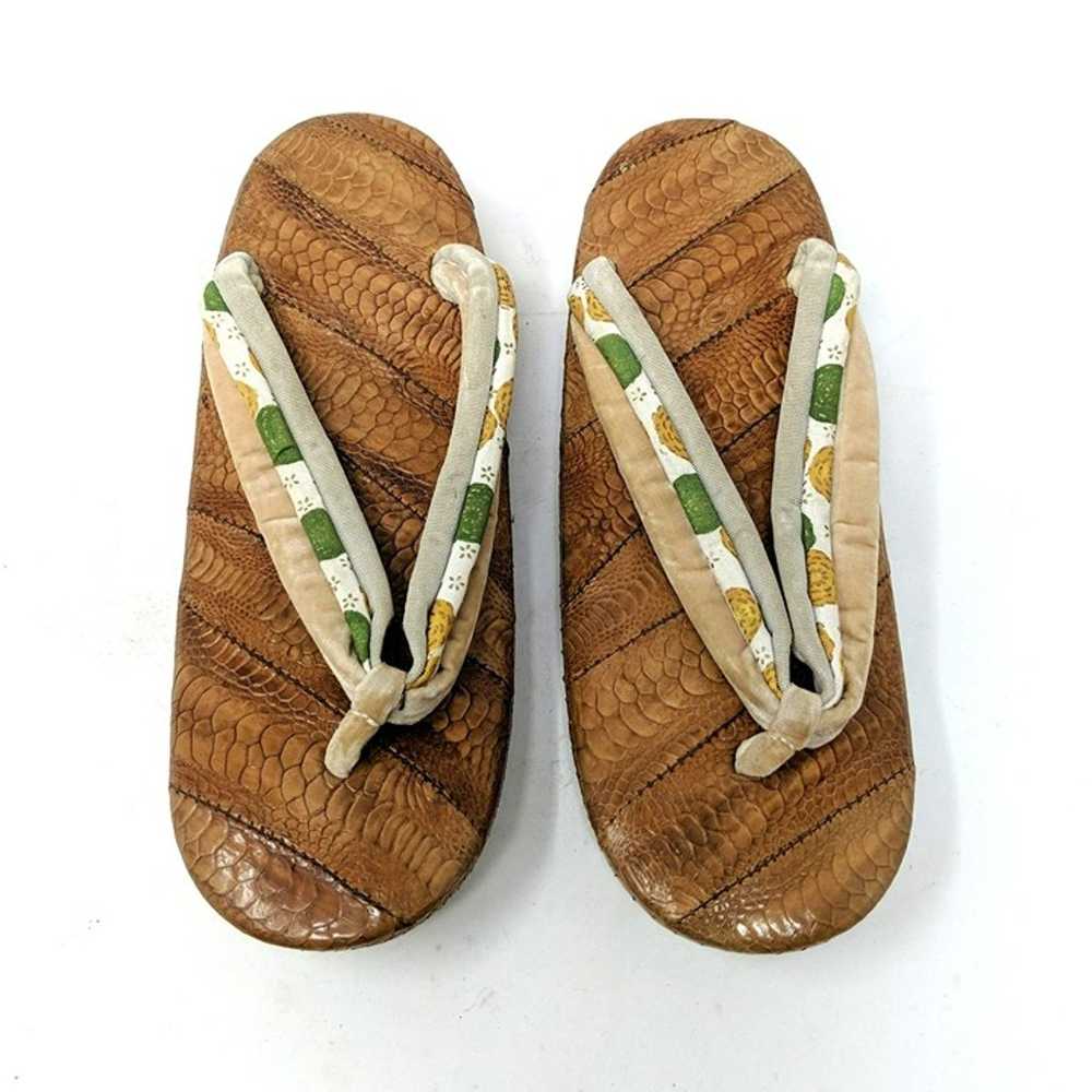 Vintage Japanese Geisha Womens Sandal Shoes Tradi… - image 2