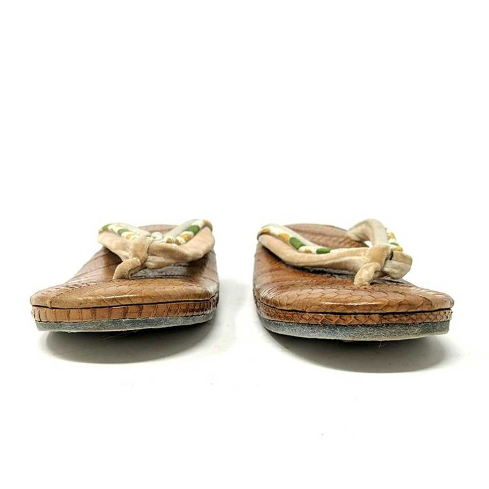 Vintage Japanese Geisha Womens Sandal Shoes Tradi… - image 3