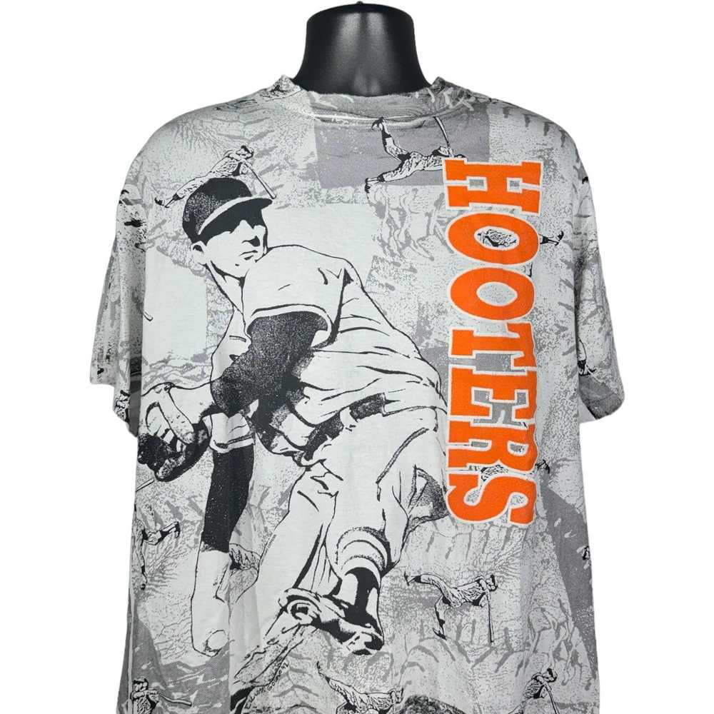 Vintage Vintage Hooters Baseball AOP Tee - image 2