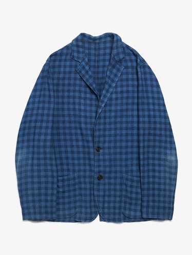 Umit Benan Blue Checkered Shirt