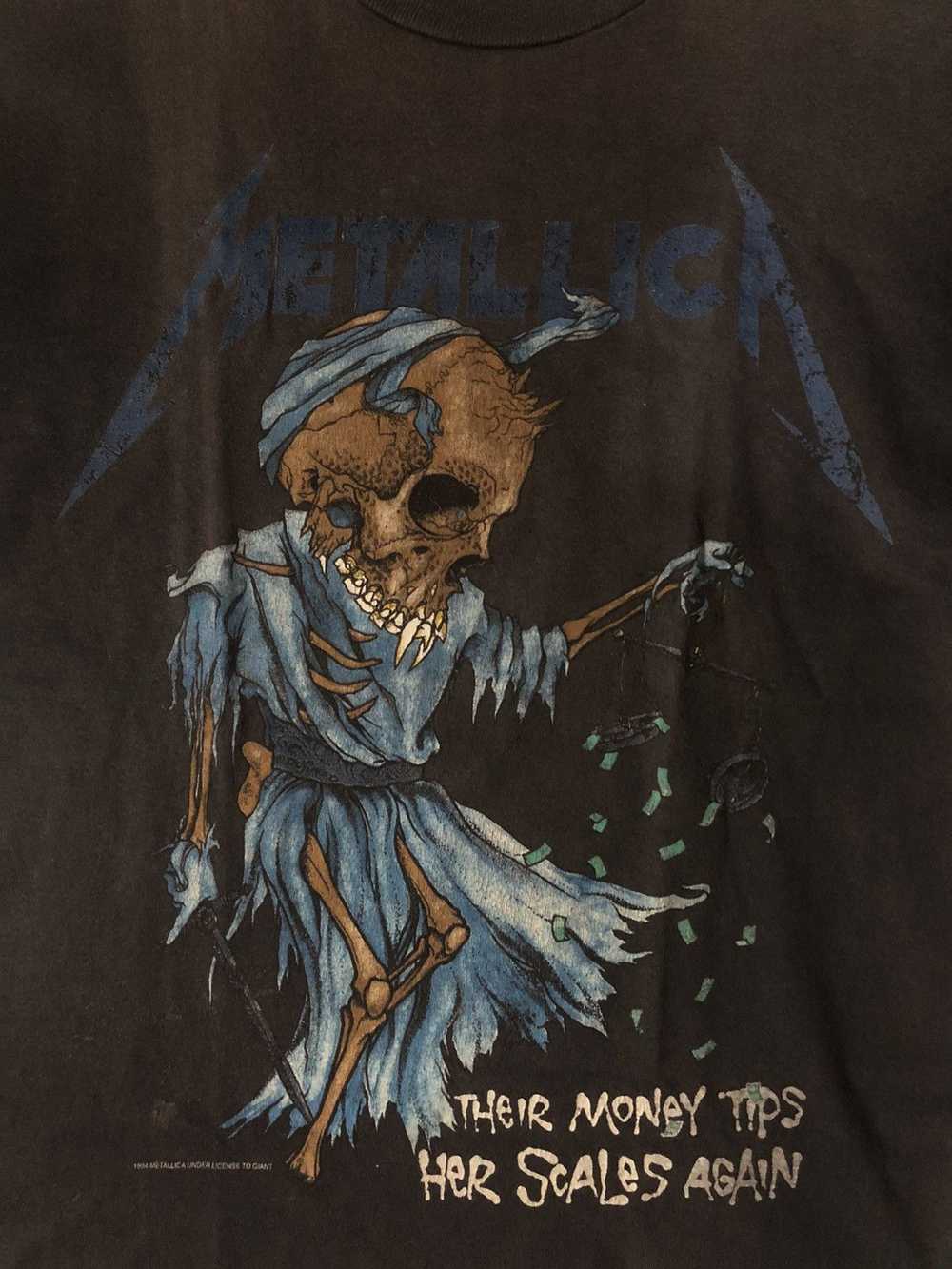 Band Tees × Metallica × Rock T Shirt Vintage 1994… - image 4