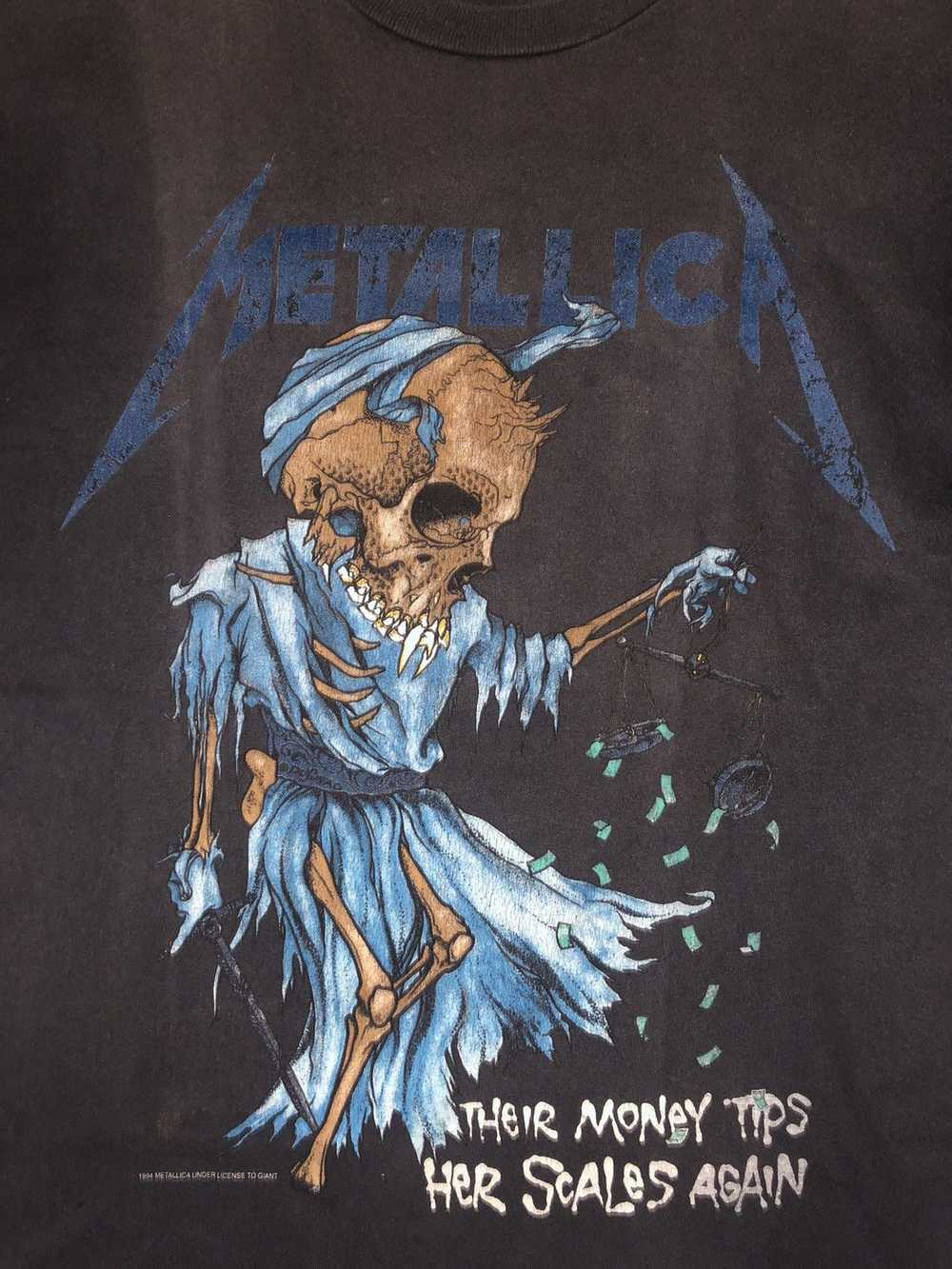 Band Tees × Metallica × Rock T Shirt Vintage 1994… - image 5