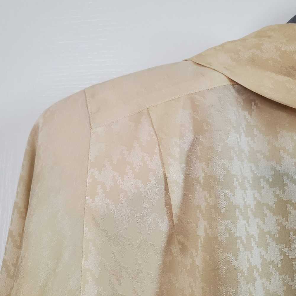 Vintage 100% Silk Pastel Yellow Michii Moon for S… - image 4