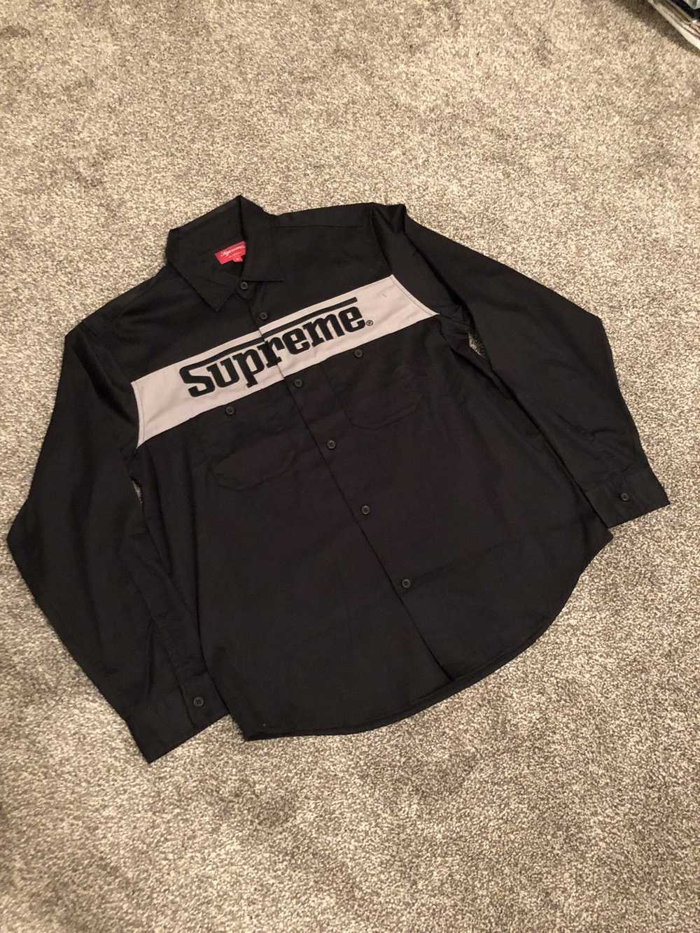 Supreme Supreme Racing Logo Button up Shirt (M) - image 2