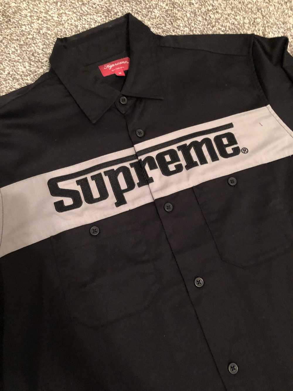 Supreme Supreme Racing Logo Button up Shirt (M) - image 3